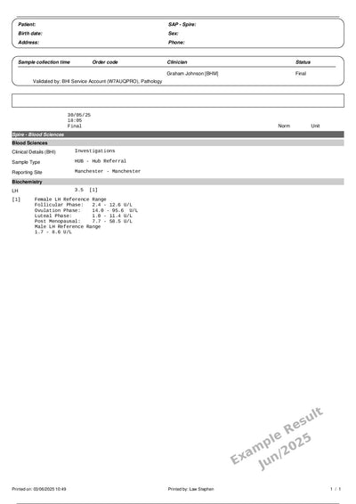 Luteinising Hormone (LH)